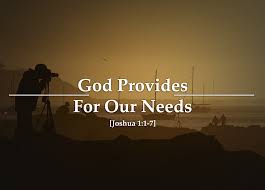 God Provides For Our Needs